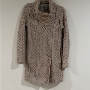 Cozy Cable Knit Cardigan - Taupe